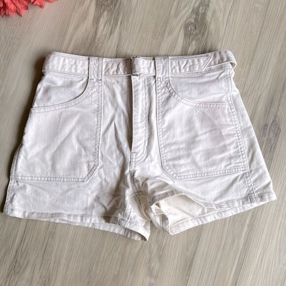 Club Monaco White Jean Shorts Size 25 - Picture 1 of 4